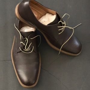 Men Calvin Klein Dark Brown Shoes